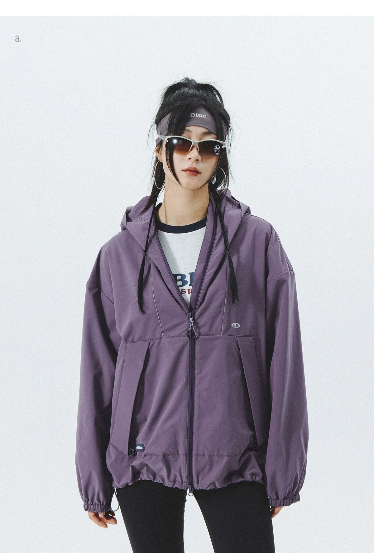 자외선 차단 후드 바람막이