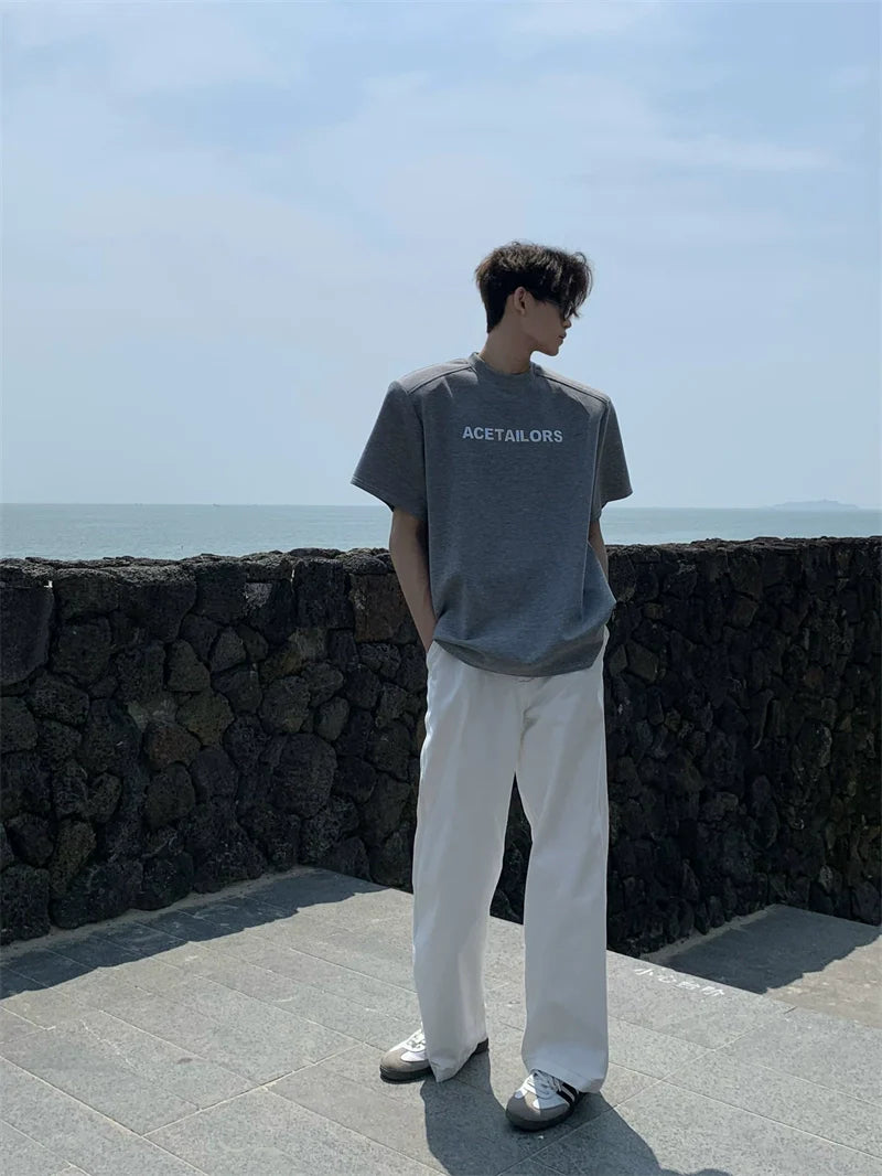 오버사이즈 로고 티셔츠