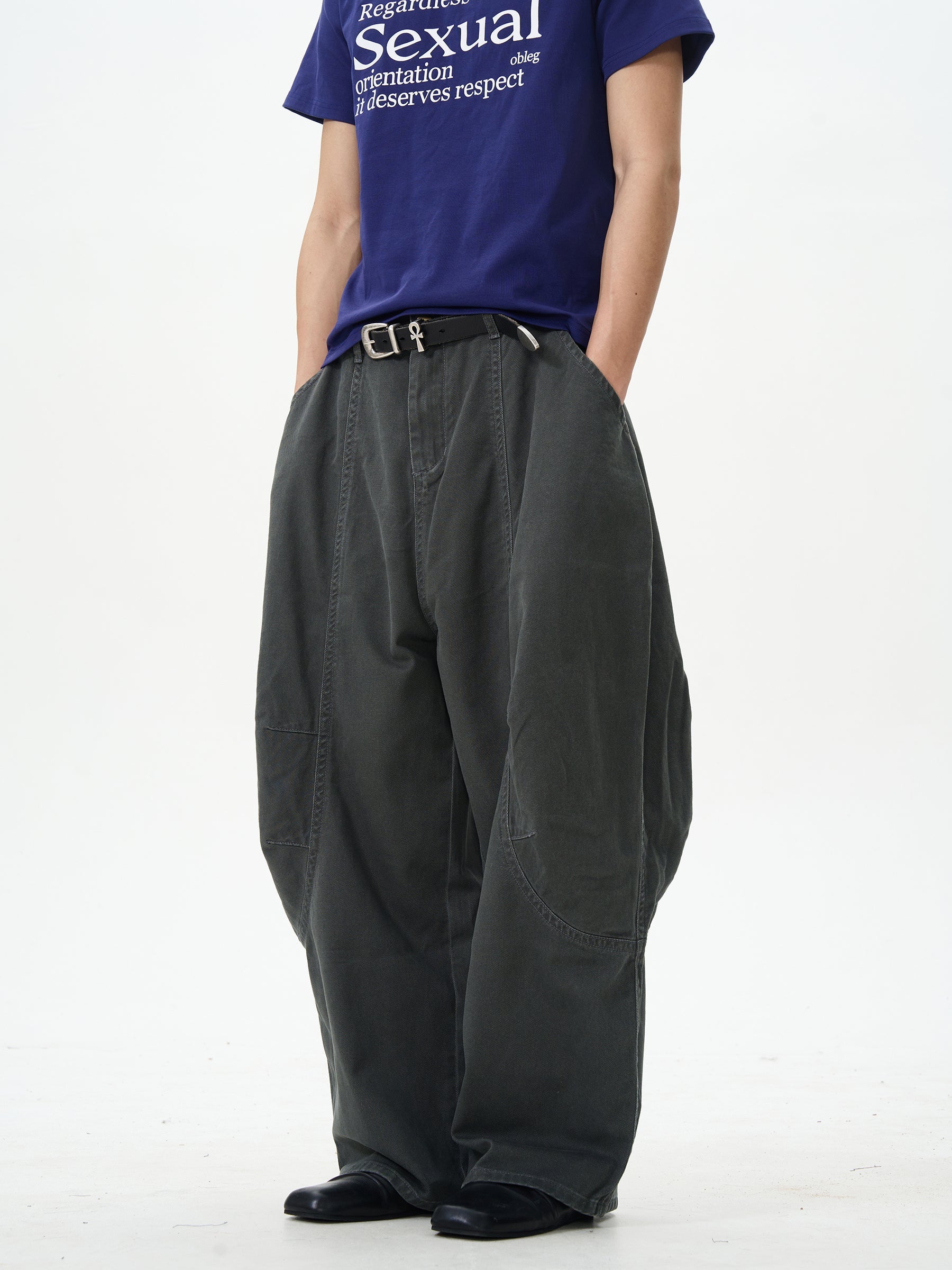 Black Baggy Oversized Skater Pants