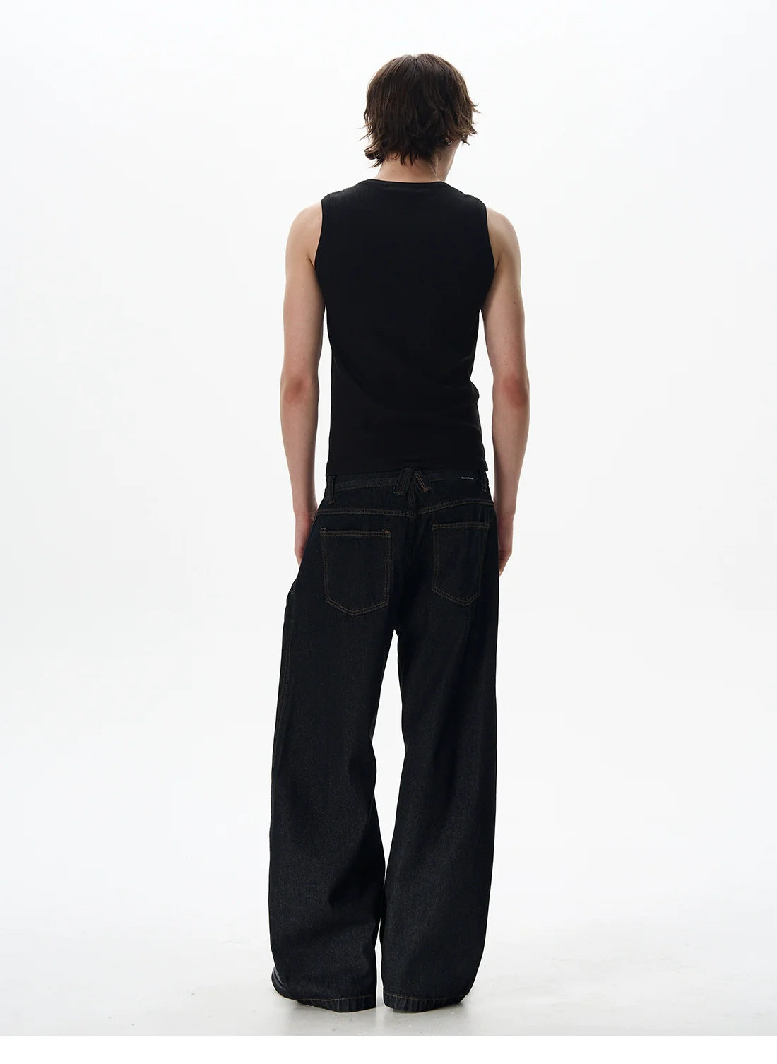Slim Sleeveless Henley Tank Top