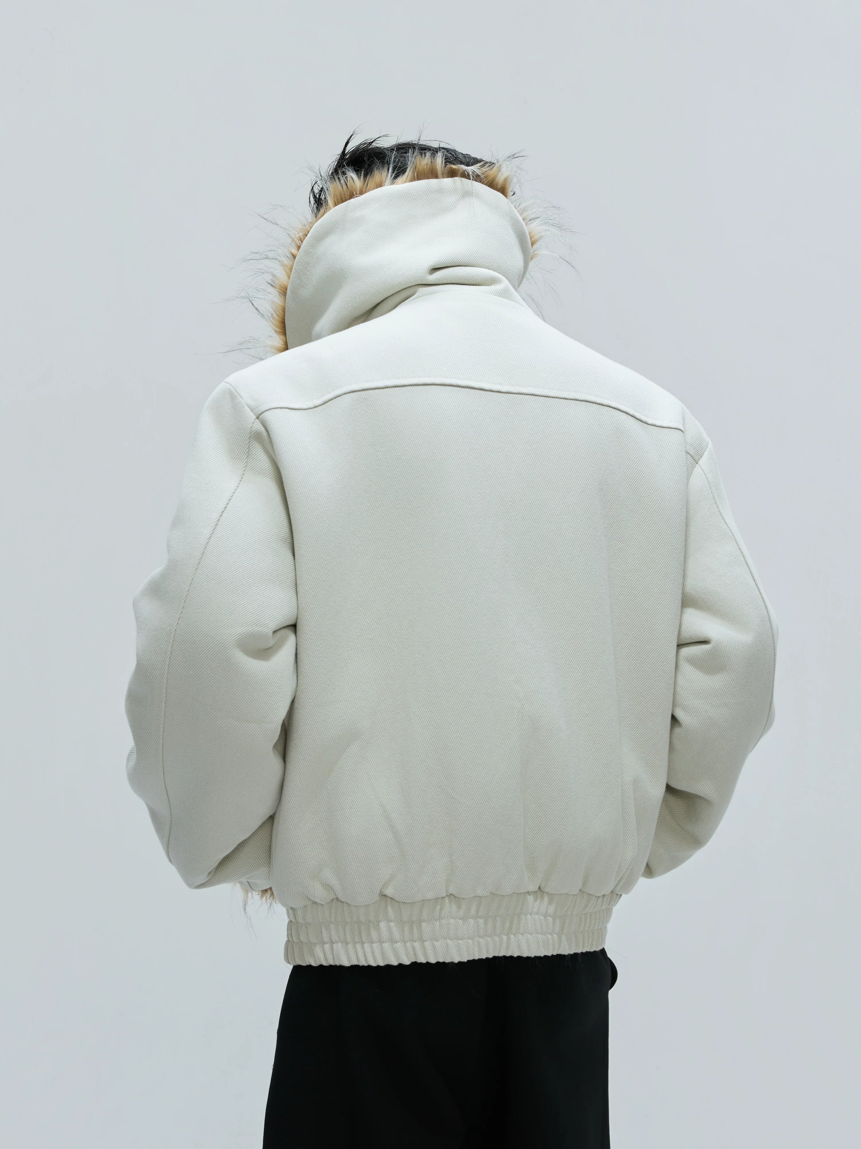 블리자드 크레스트 인조 모피 재킷
