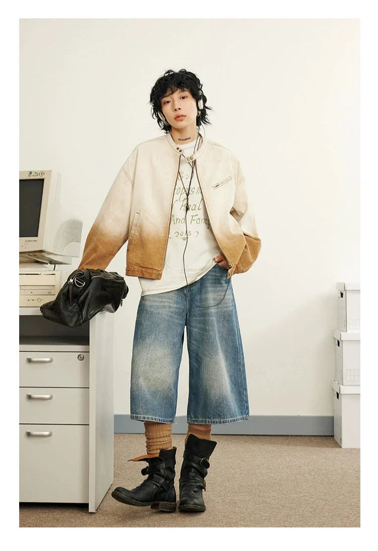Octopusme Gradient Denim Jacket