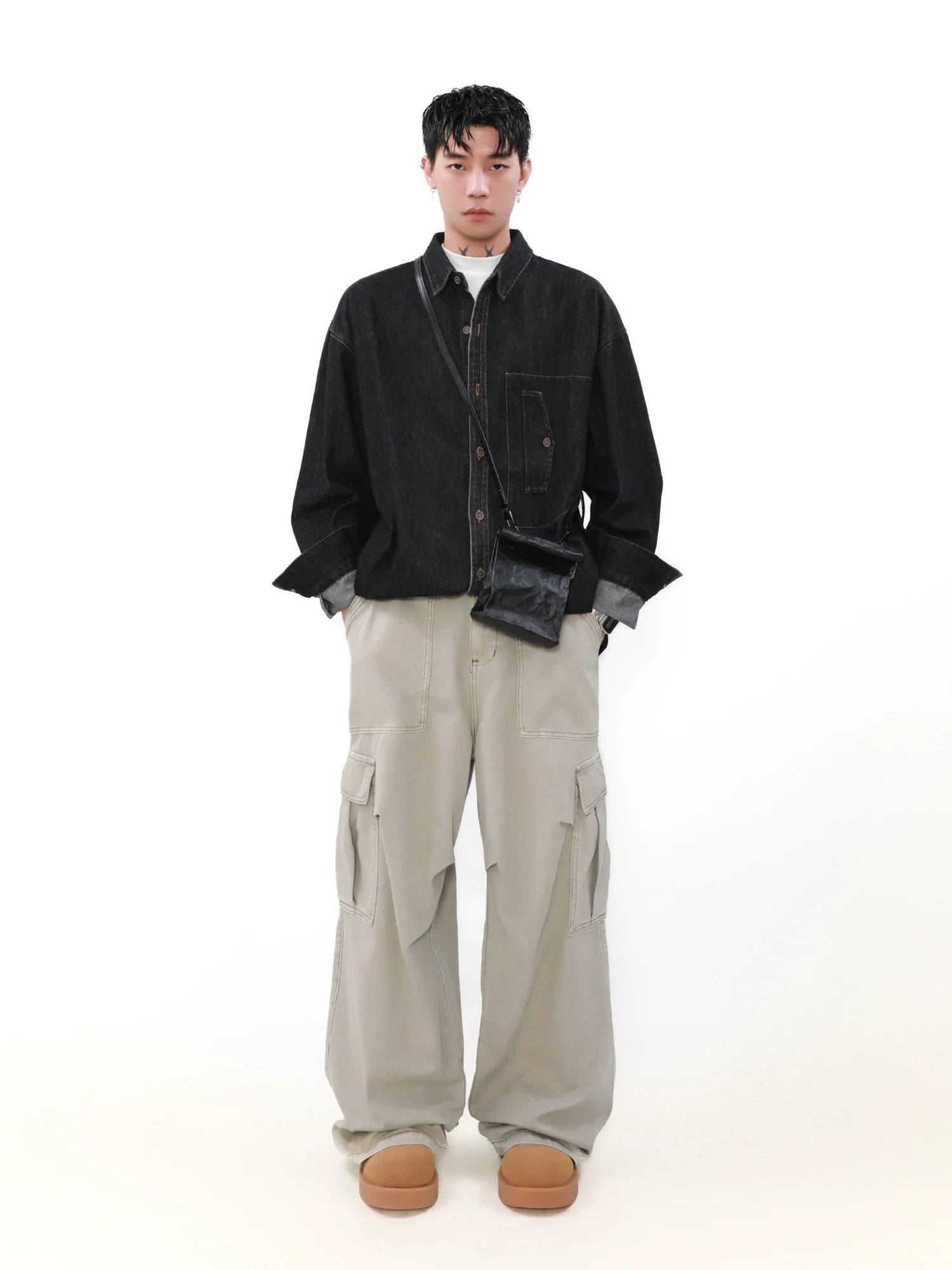 Ease Oversized Denim Shirt