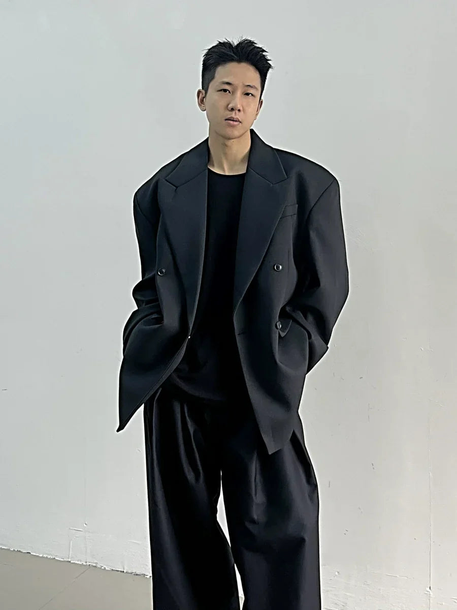 미드나잇 프레임 오버사이즈 블레이저