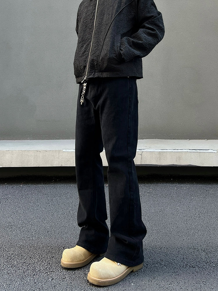 Noir Timberline Straight Jeans