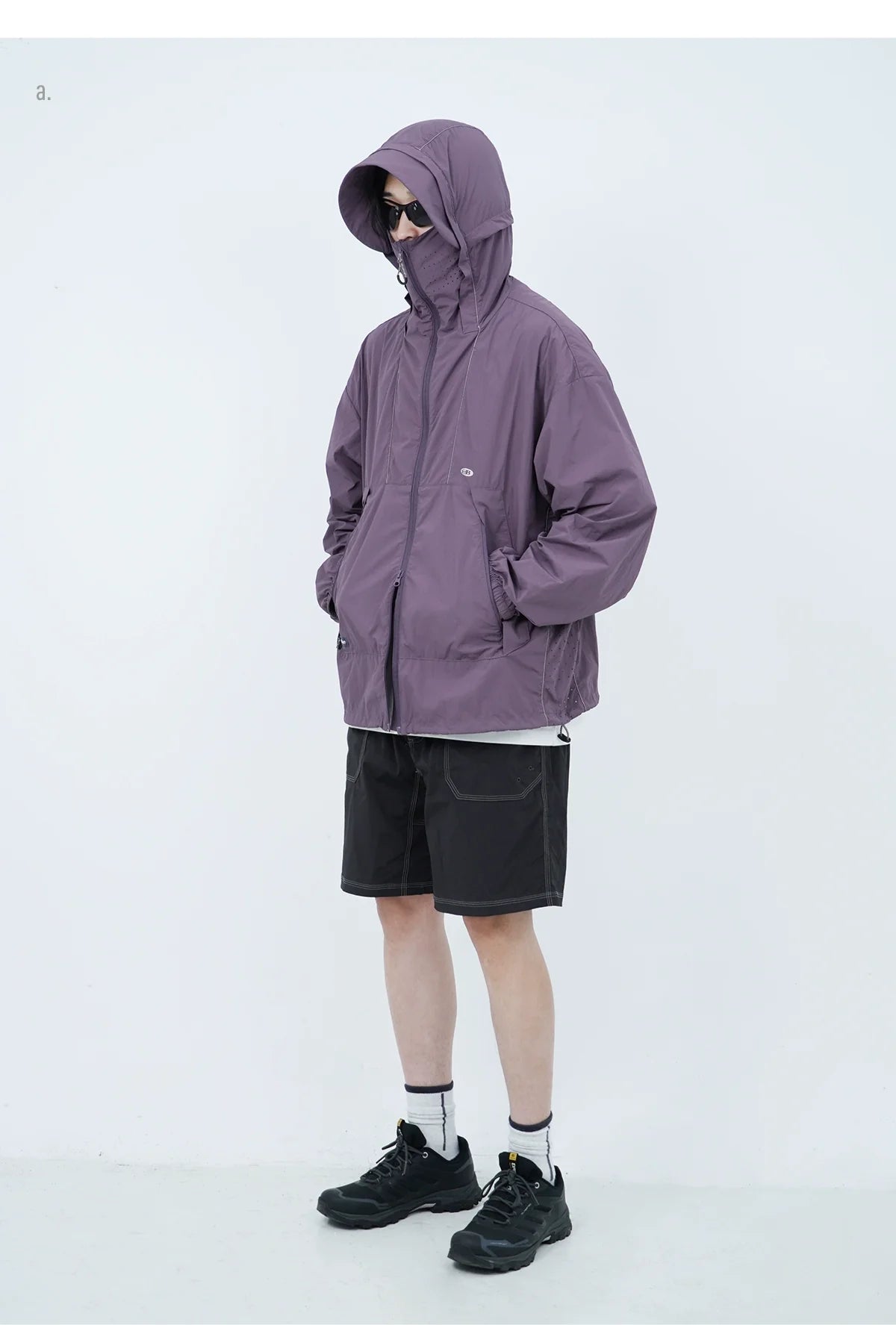 자외선 차단 후드 바람막이