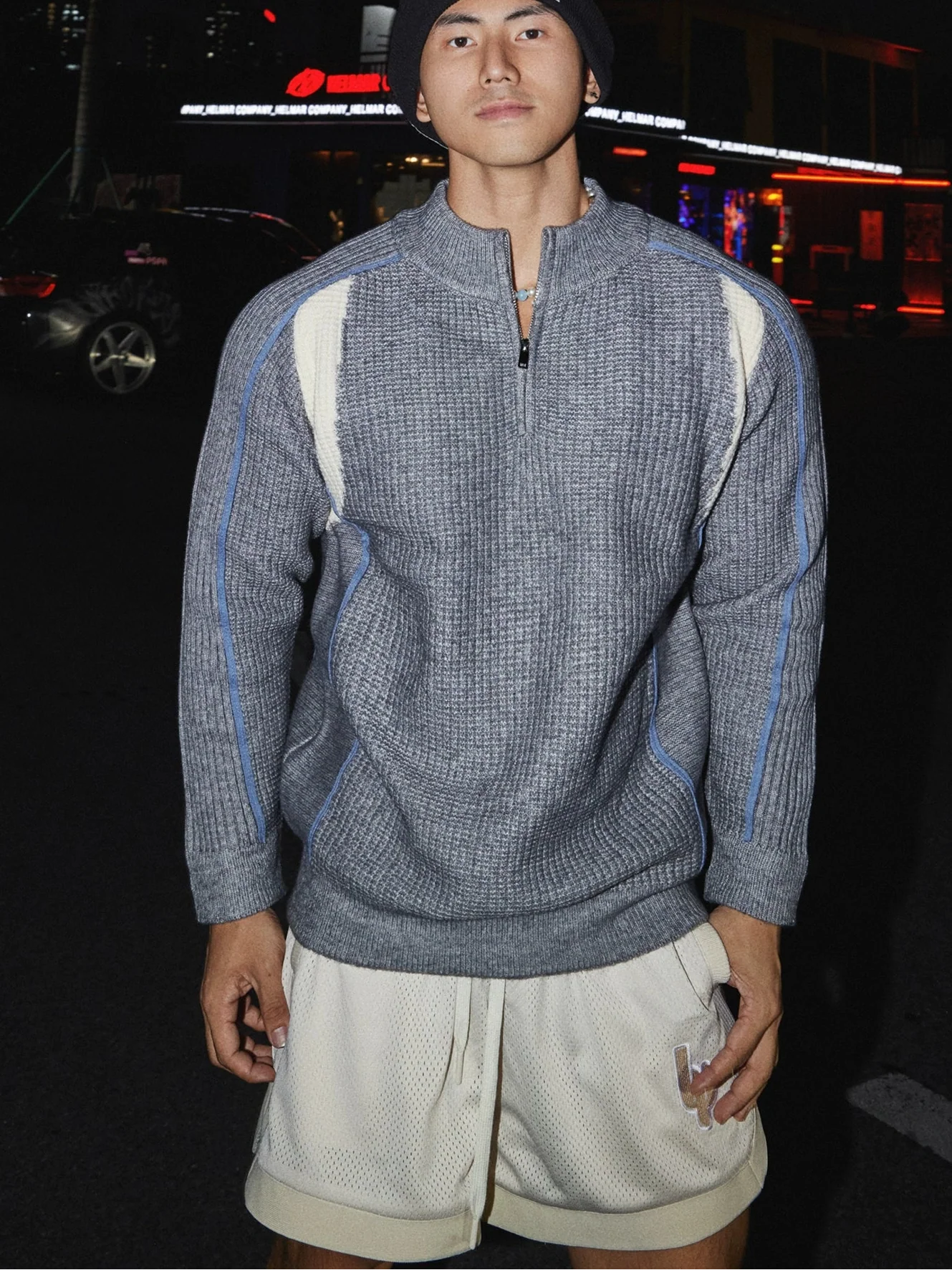 Glacier Track Half-Zip Knit Sweater