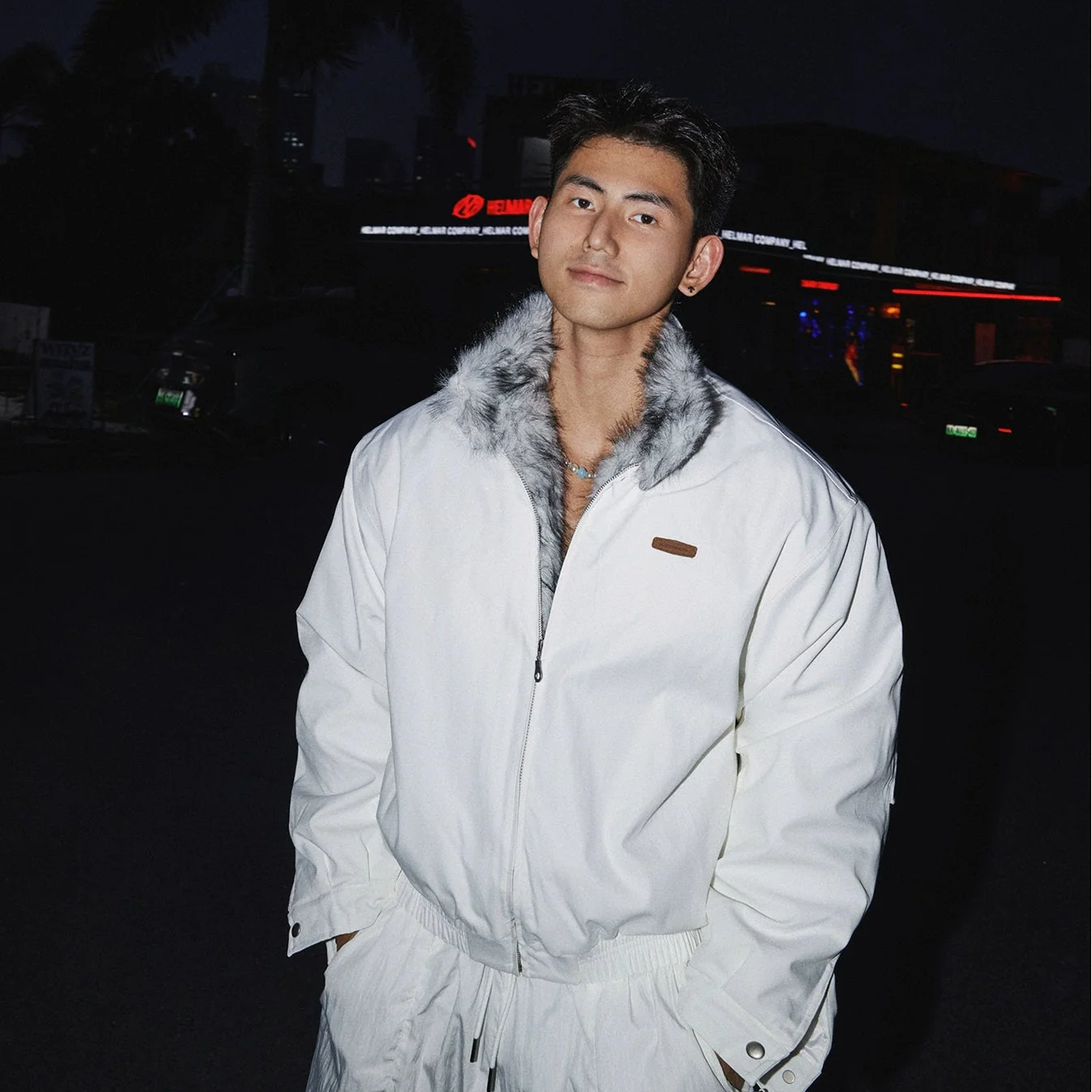 아크틱 헤일로 인조 모피 파카