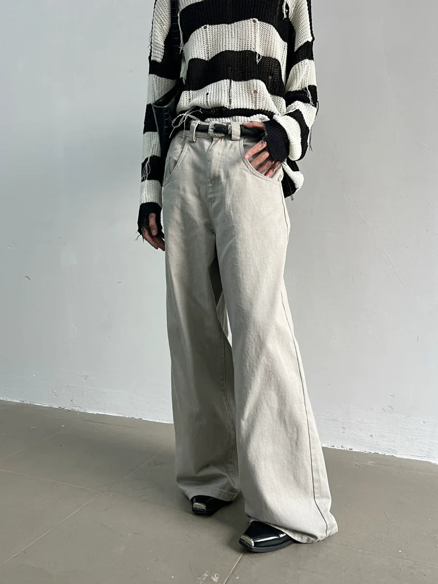 Stone Drift Canvas Wide Pants