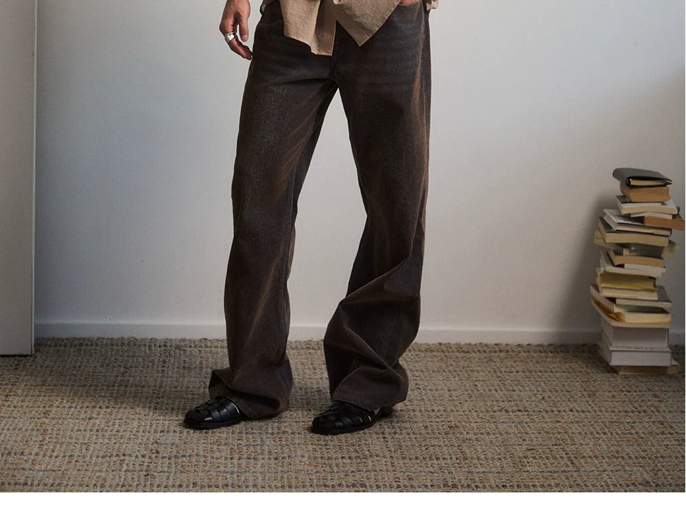 Rust Vintage Flare Jeans