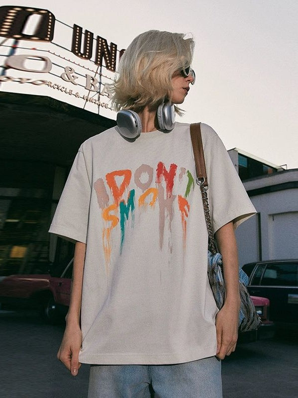 Paint Smudge Logo Tee - chiclara