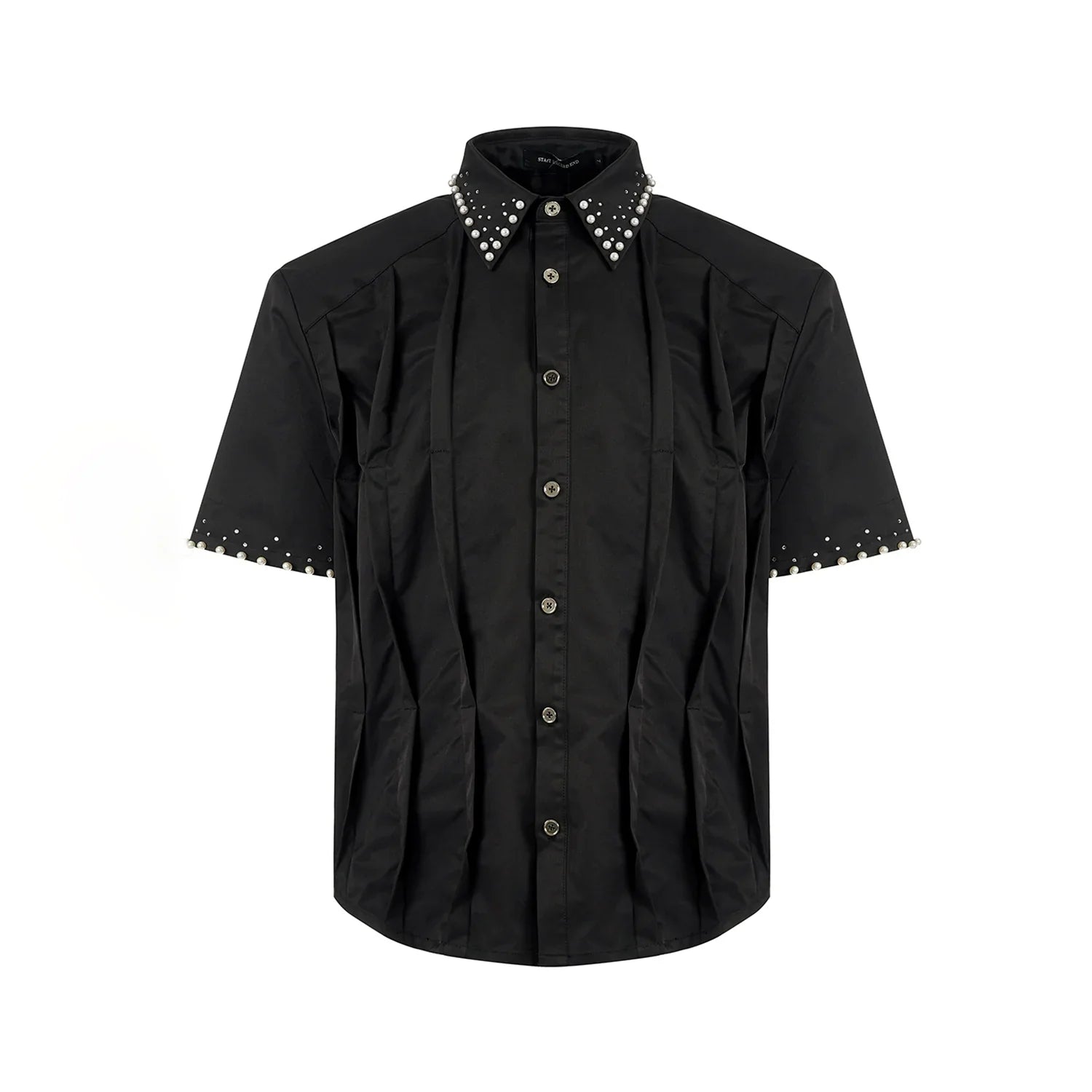 Pearl Studded Origami Shirt
