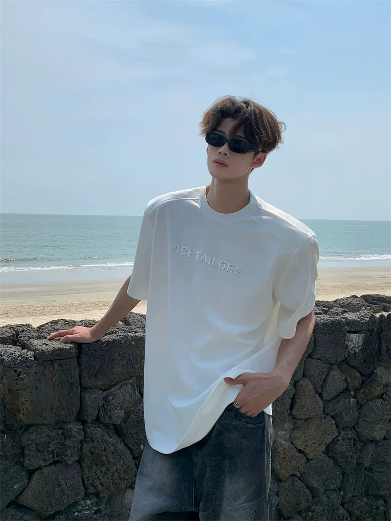 오버사이즈 로고 티셔츠