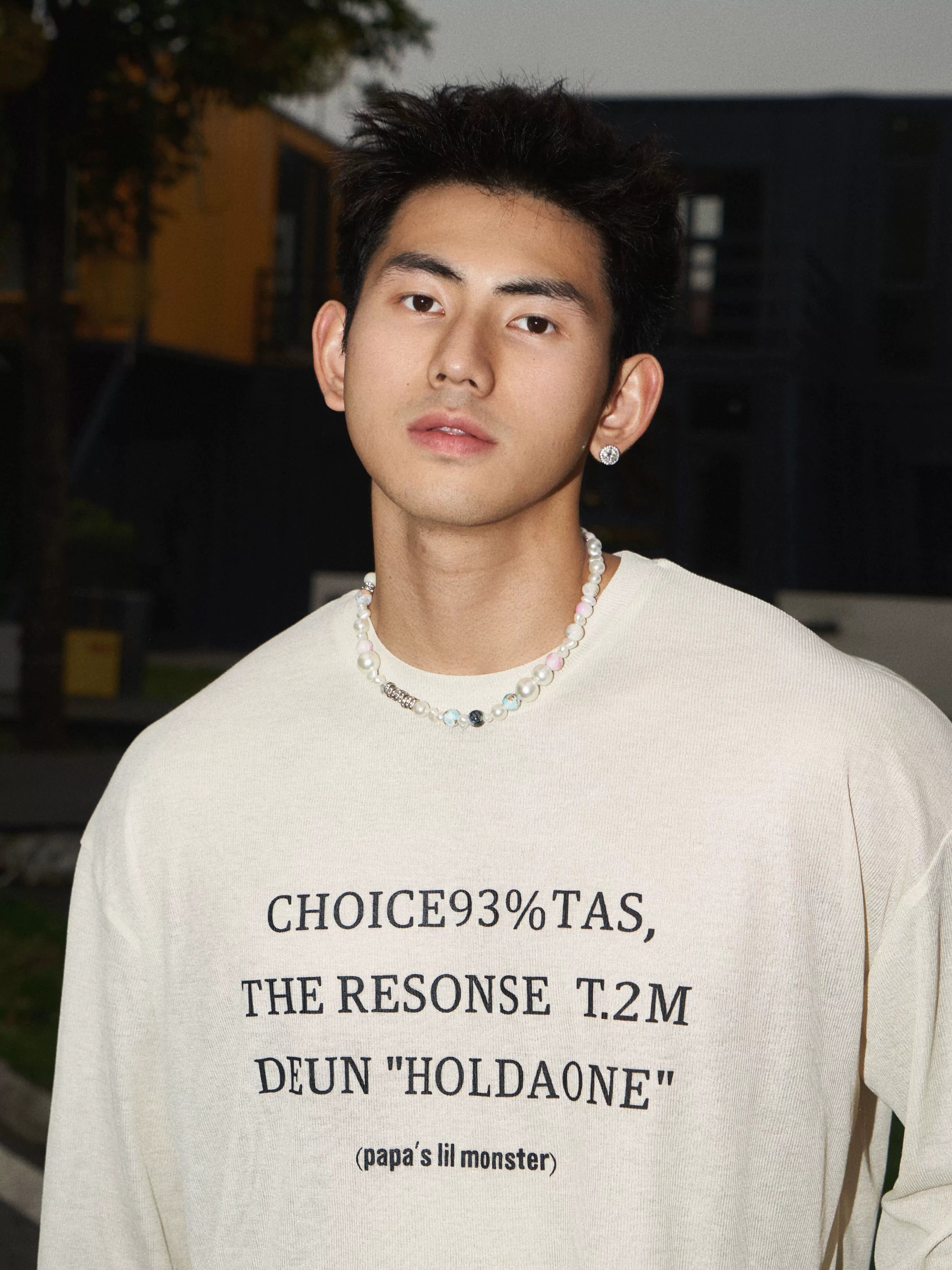 Graphic Slogan Long Sleeve