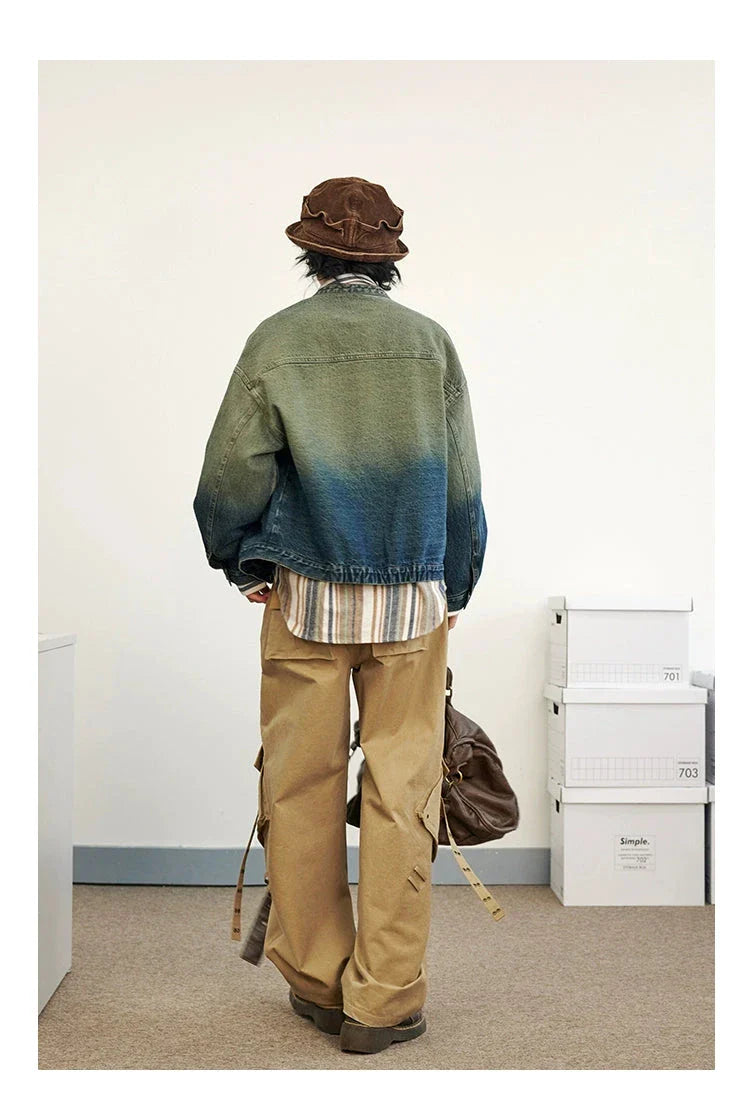 Octopusme Gradient Denim Jacket