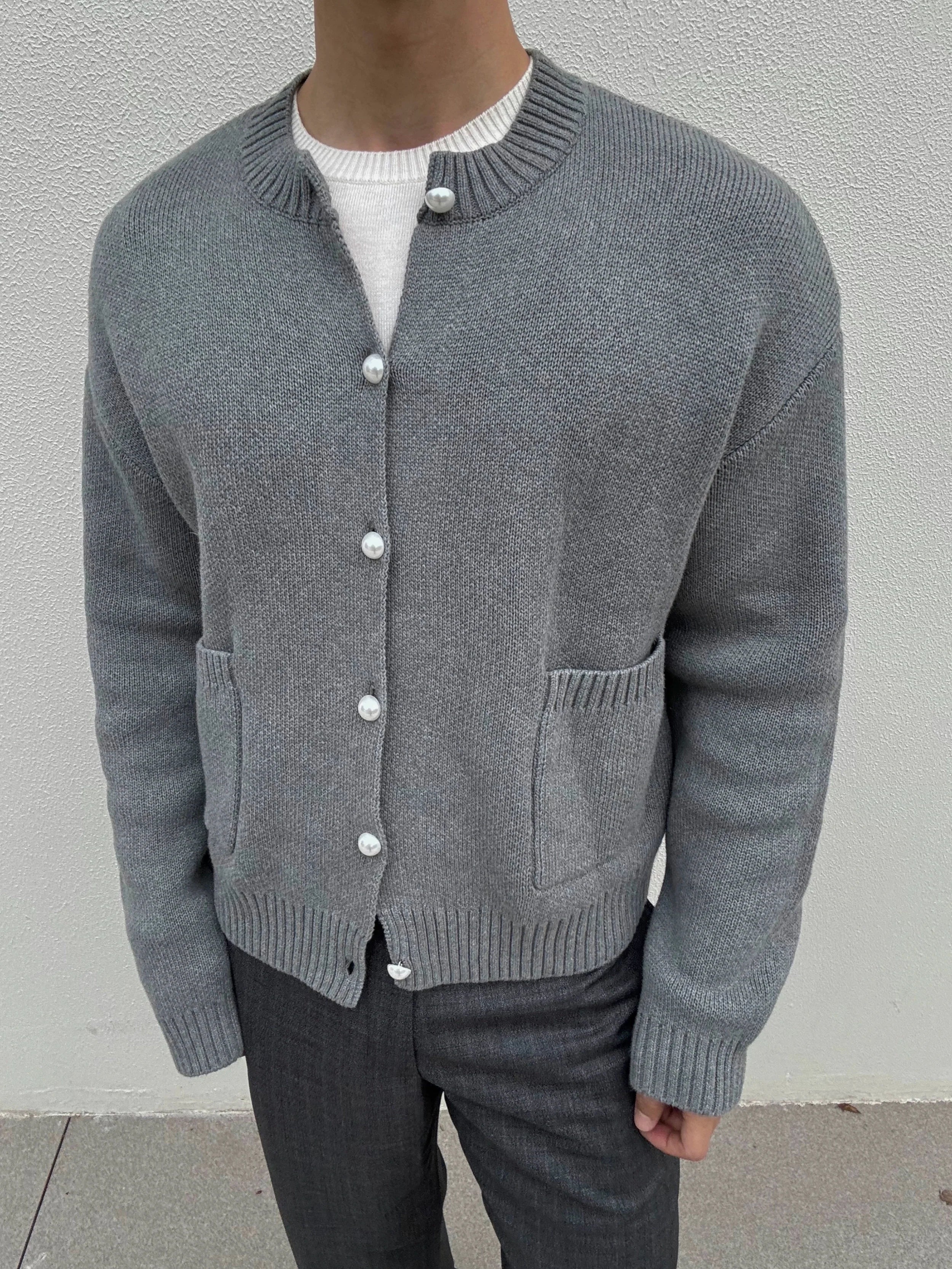 Grey Milk Style Cardigan