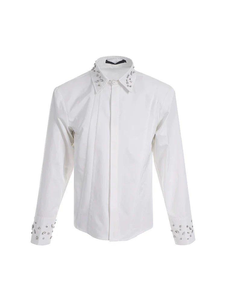 Crystal Collar Shirt