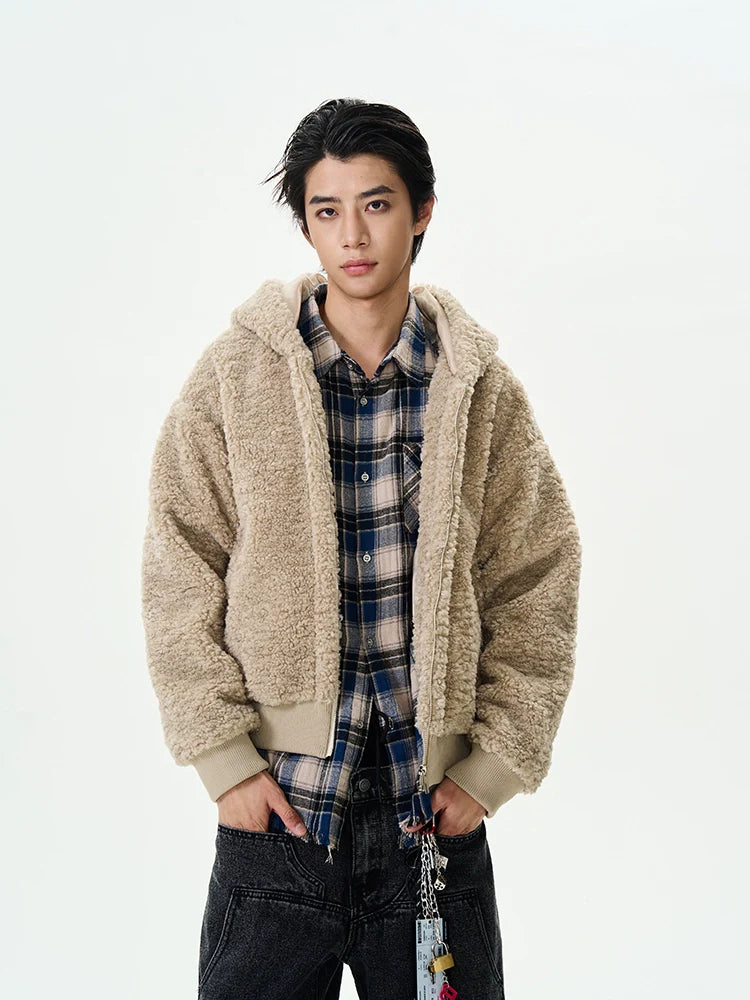 Alpine Fleece Hooded Bomber