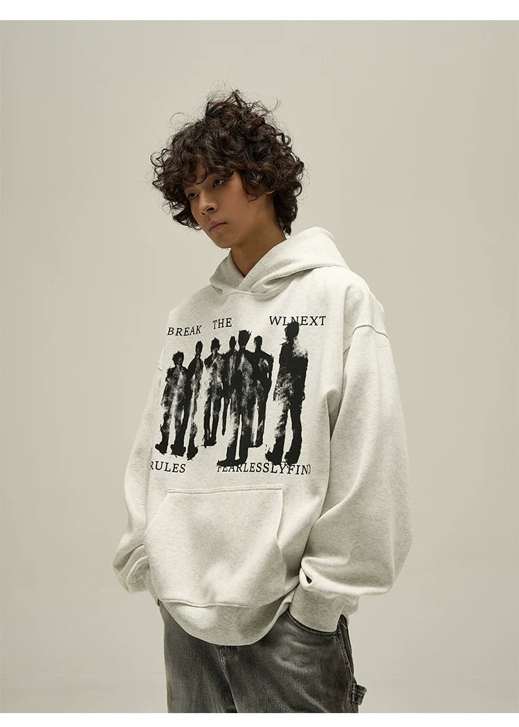 Fearless Graphic Oversized Hoodie