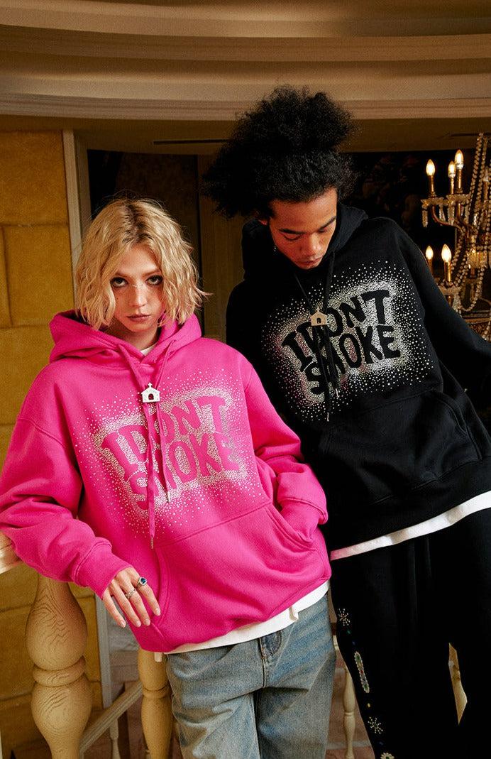 Diamond Gradient Logo Hoodie - chiclara