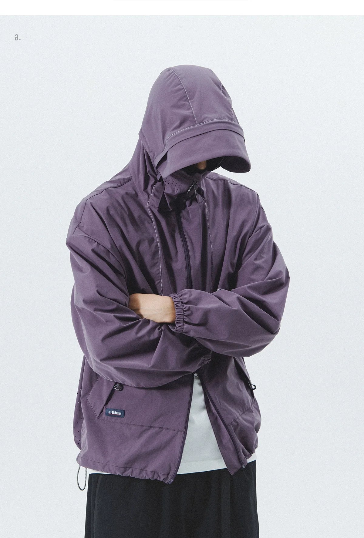 자외선 차단 후드 바람막이