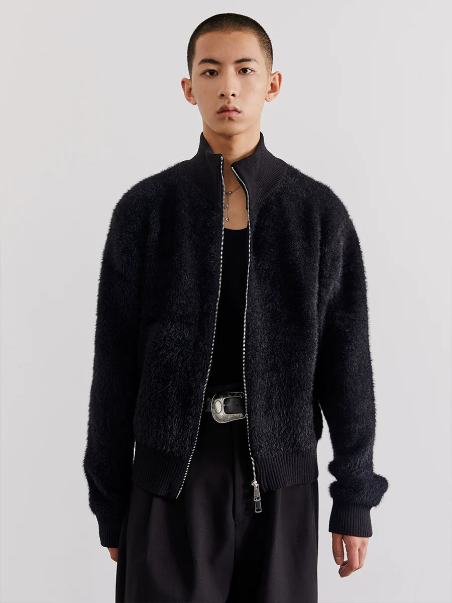 BlushCloud Zip Fleece Cardigan