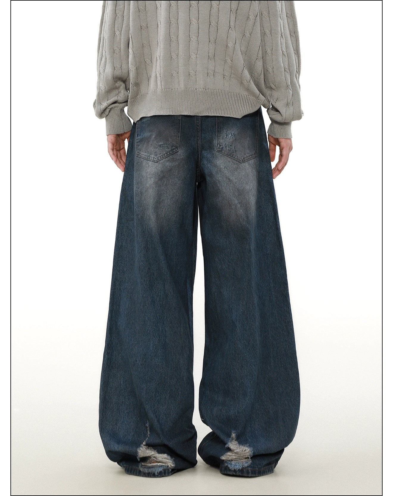 Warzone Patchwork Destroyed Jeans