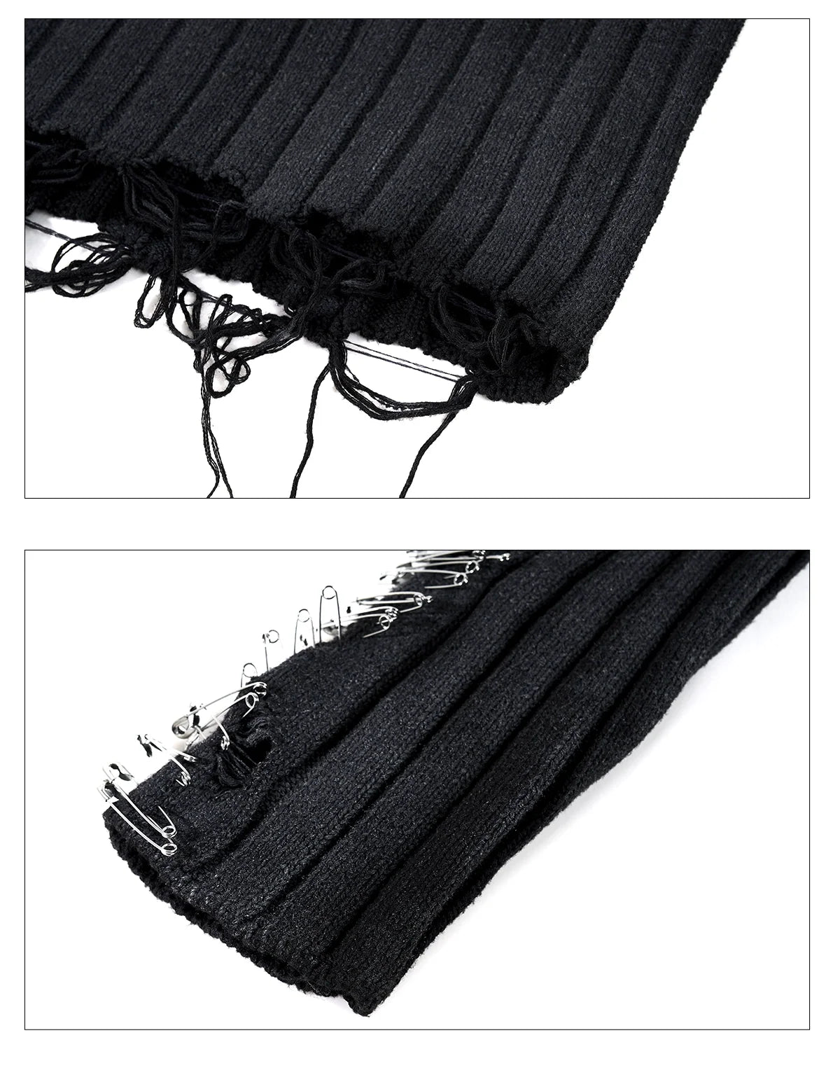 Steel Thorn Hooded Knit Sweater