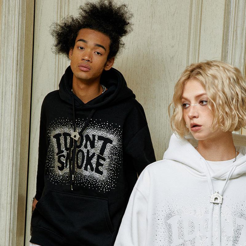 Diamond Gradient Logo Hoodie - chiclara