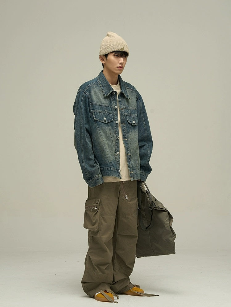 Classic Cool Oversized Denim Jacket - chiclara