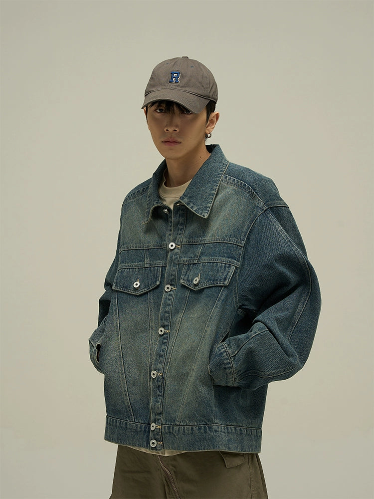 Classic Cool Oversized Denim Jacket - chiclara