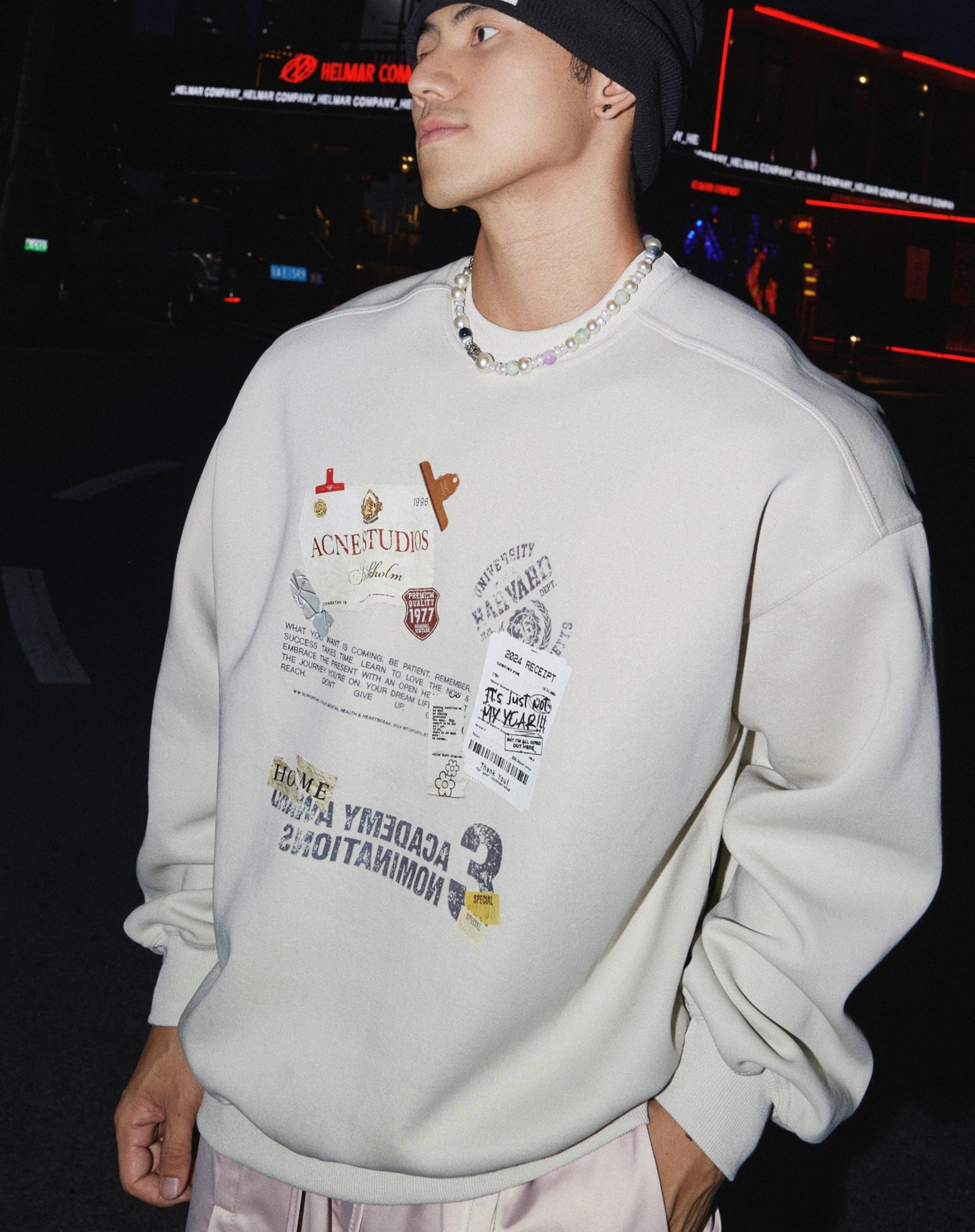 Collage Graphic Sweatshirt