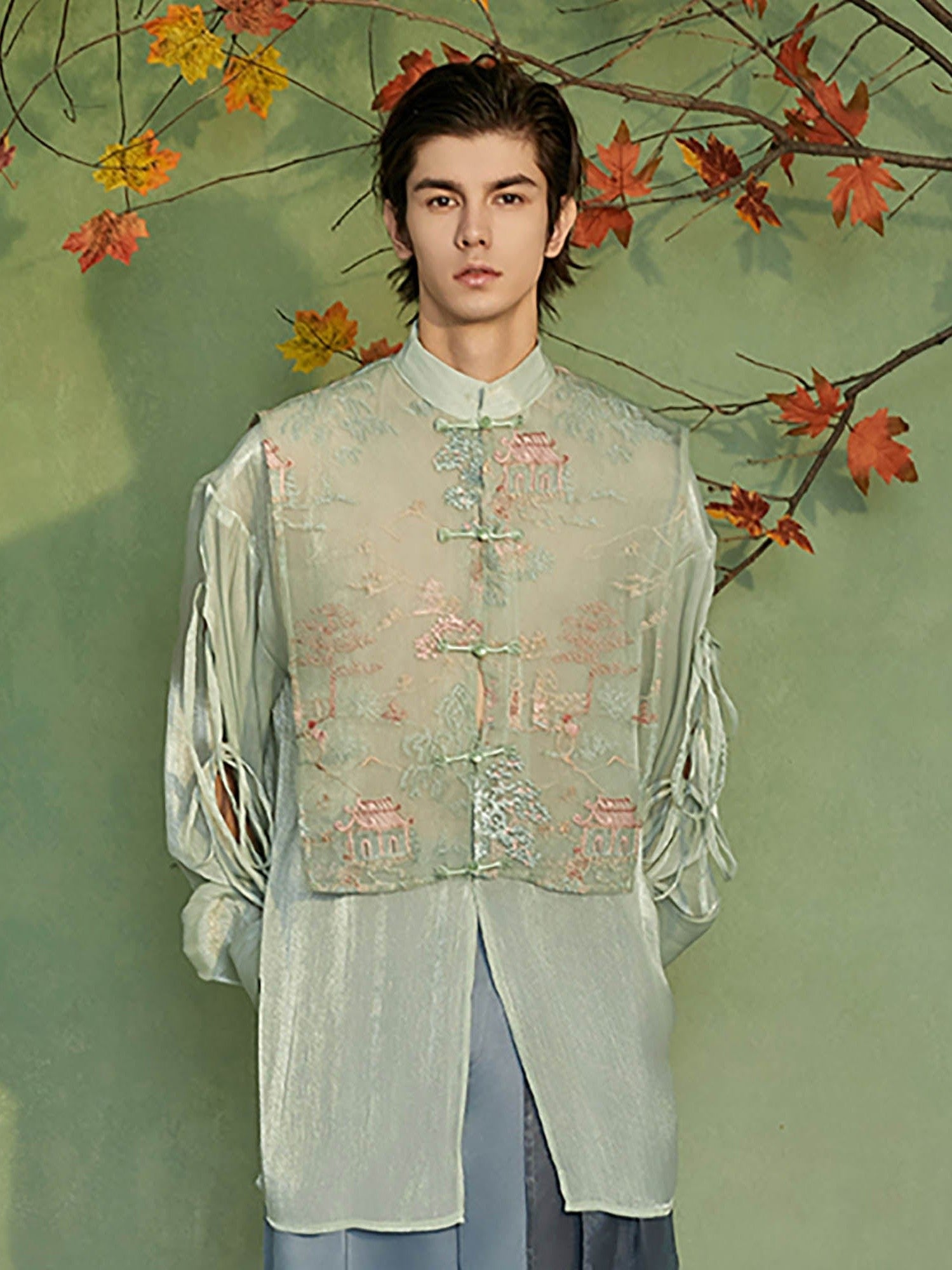 Embroidered Hanfu Vest