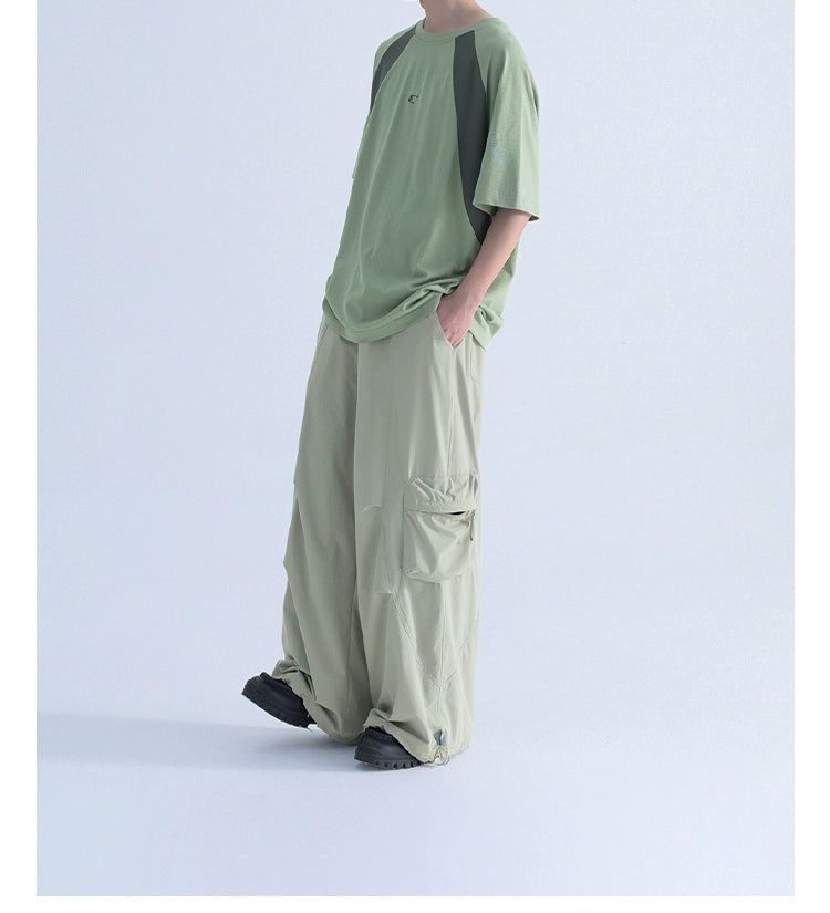 Block Splice Contrast Tee - chiclara