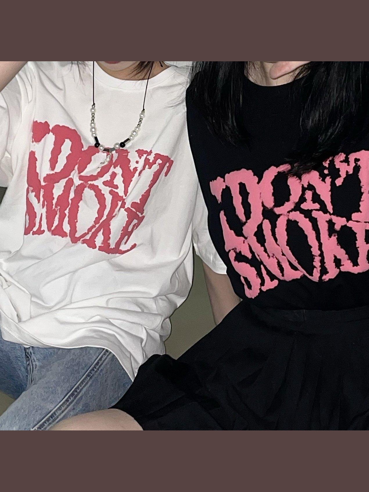 Smoke Graphic T-Shirt - chiclara